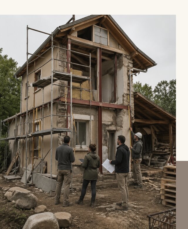 Реконструкция загородного дома под ключ в Белореченске от бюро