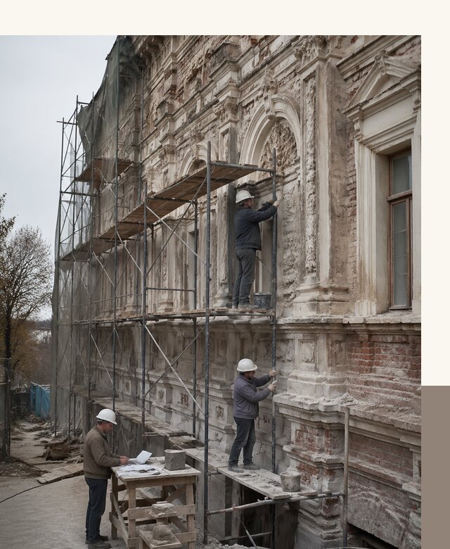 Реставрация объектов культурного наследия под ключ в Белореченске