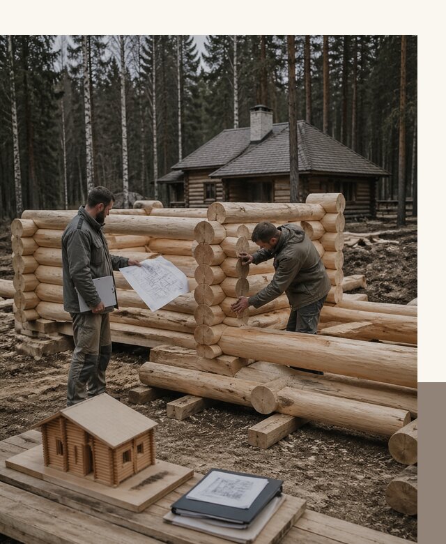 Проектирование и строительство домов из бревна в Белореченске